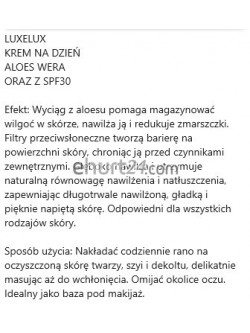 KOSMETYKI LUXELUX  KREM NA DZIEŃ KOLAGEN Z SPF30