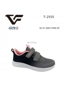 Buty sportowe Dziecięce 36-41,T-2555 GREY/PINK