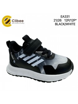 BUTY SPORTOWE CHŁOPIĘCE  21-26,EA331 BLK/WHITE