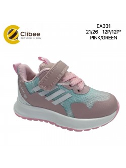 Buty sportowe Dziecięce 21-26,EA331 PINK/GREEN