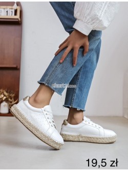 ESPADRYLE DAMSKIE LT33-07 WHITE