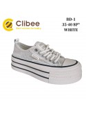 TRAMPKI DZIECIĘCE 35-40,BD-1 WHITE/BLK