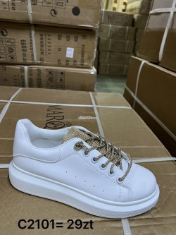 Sneakersy Damskie C2101 WHITE