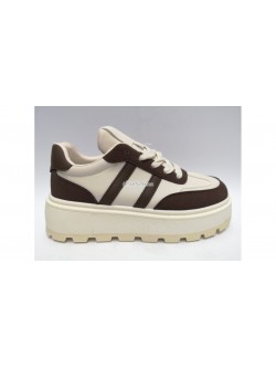 Sneakersy Damskie  88201 BROWN