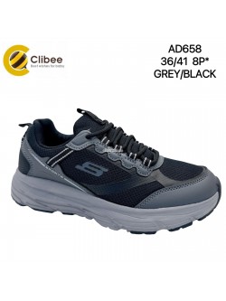 BUTY SPORTOWE CHŁOPIĘCE 36-41,AD658 GREY/BLACK