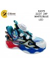 BUTY SPORTOWE CHŁOPIĘCE 22-27,EA379 WHITE/BLUE