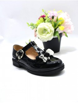 PÓŁBUTY DZIEWCZĘCE 31-36,230-238L  BLK
