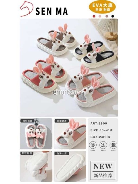 Kapcie Damskie YL-29 MIX 5 BL/KK/BLU/ROSE/PINK