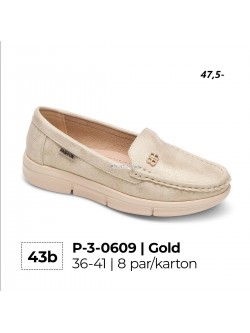 Półbuty Damskie  0609 GOLD