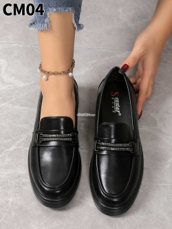 Półbuty Damskie CM04 BLACK